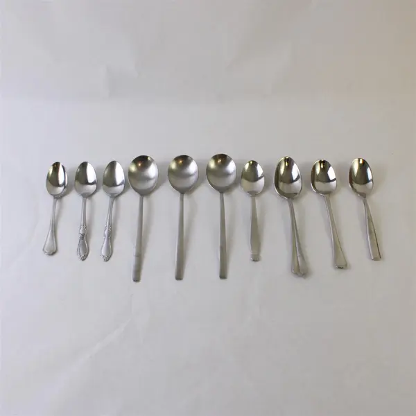 Mixed Lot of Silverware - 10 Forks, 10 Spoons, 8 Knives