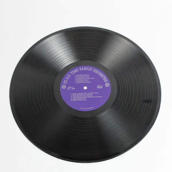 25 All Time Family Favorites 12" LP Vinyl Record ADS-1 All Disc Records