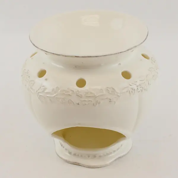 Yankee Candle 1071691 Vintage White Porcelain Tart Candle Warmer