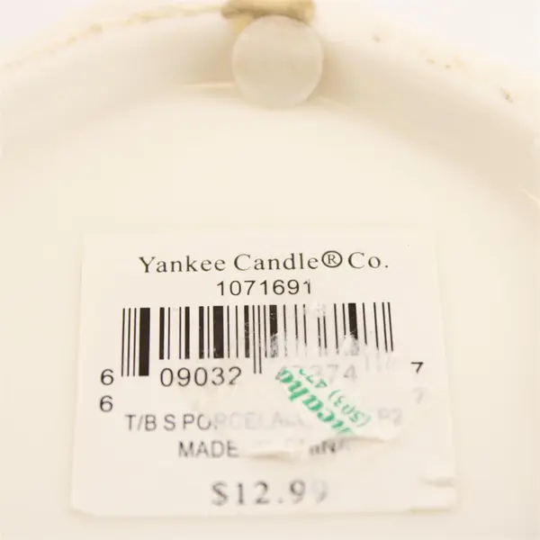 Yankee Candle 1071691 Vintage White Porcelain Tart Candle Warmer