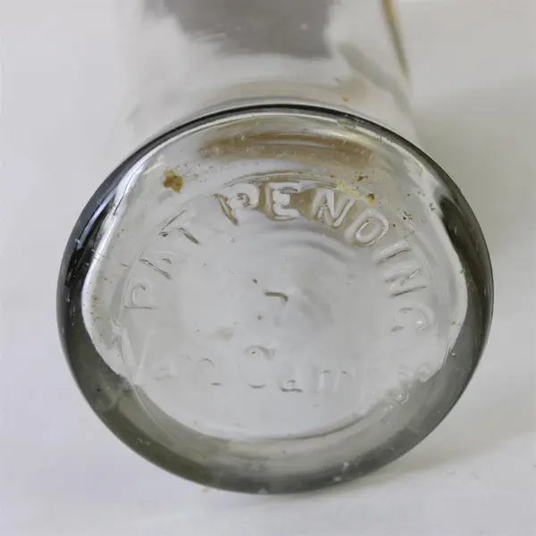 Vintage Van Camp's Packing Co Glass Salad Dressing Bottle 7 fl oz