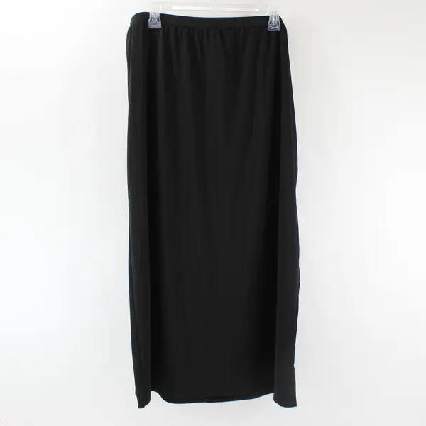 Worthington Solid Black Maxi Skirt Women's Size 2X