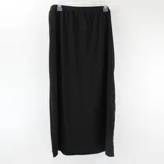 Worthington Solid Black Maxi Skirt Women's Size 2X