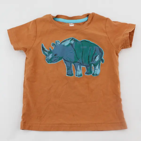 Lot of 2 Tea Animal-Themed Graphic T-Shirts Baby's Size 18-24 Mos