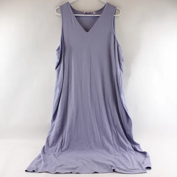 AnyBody Women's Plus Size 2X Lavender Maxi Dress Sleeveless