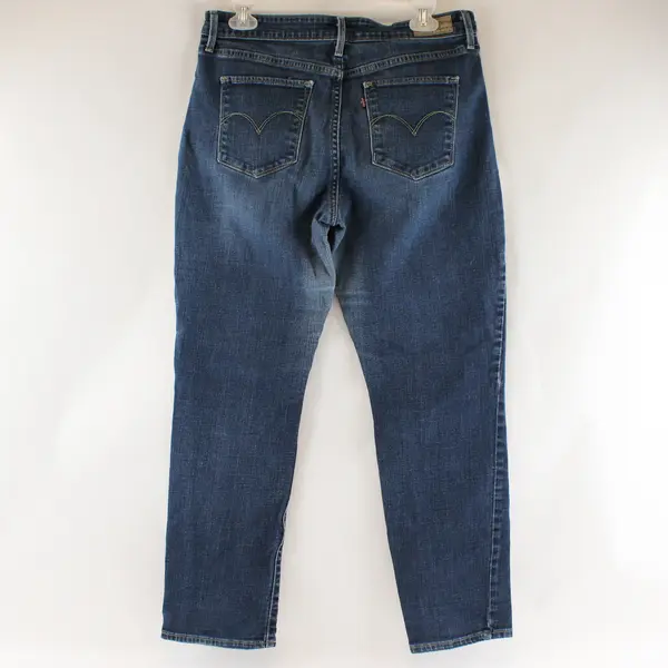 Levi's Demi Curve Classic Slim Leg Jeans Women's 12 Medium Wash Blue Denim