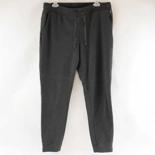 Eddie Bauer Sweatpants Women's Medium Gray Tapered Jogger Drawstring Pull On