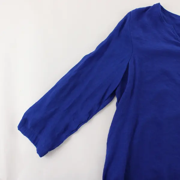 Fever Women's Blouse Size Medium Royal Blue Top