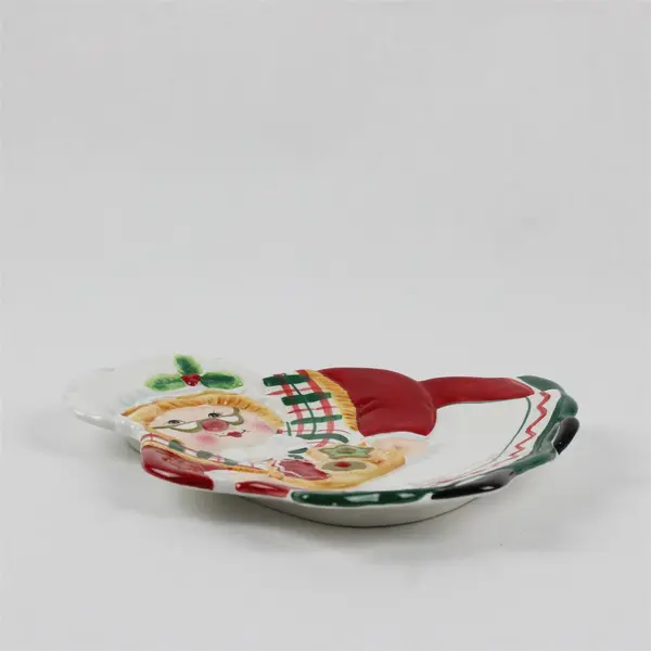 Gift Gallery by Fitz and Floyd Mrs. Claus Cookies Ceramic Decorative Plate 8.5in