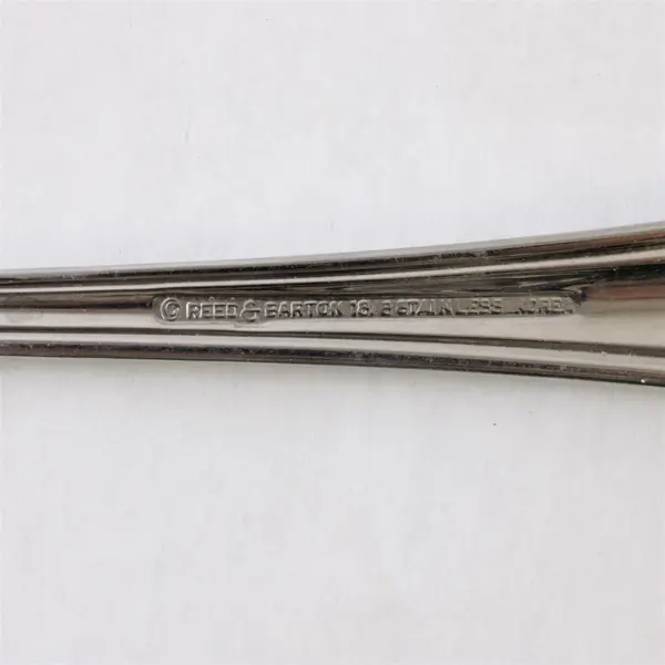 Lot of 3 Reed & Barton Rosebud Flatware Set Meat Fork Place Spoon Butter Knife