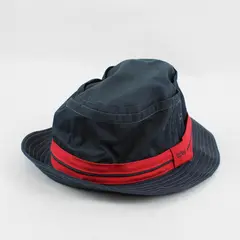 Totes Navy Red Bucket Hat One Size Pre-Owned