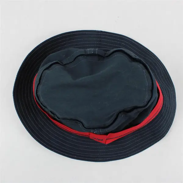 Totes Navy Red Bucket Hat One Size Pre-Owned