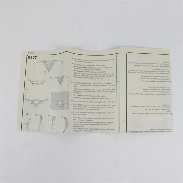 Simplicity 8357 Unisex Adult Scrubs Pattern Size A S M L XL