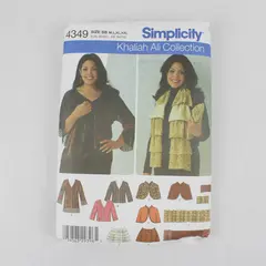 Simplicity Khaliah Ali Collection 4349 Pattern 2005 BB M-XXL Uncut