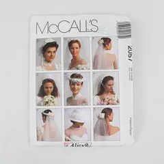 1999 McCall's Pattern 2057 Women's Bridal Veils One Size UNCUT