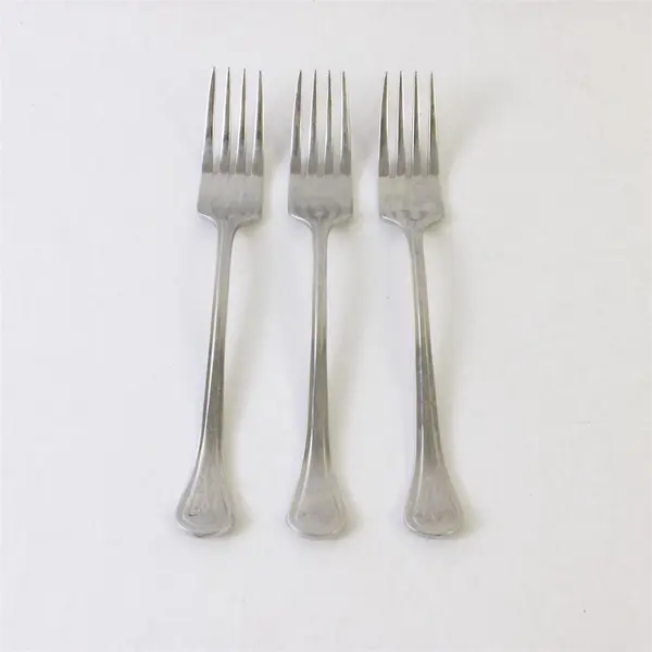 Lot of 3 Retroneu Mira Salad Forks 18/8 Stainless Steel 6.25"