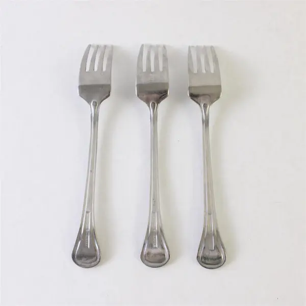 Lot of 3 Retroneu Mira Salad Forks 18/8 Stainless Steel 6.25"