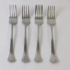 Lot of 4 Retroneu Mira Salad Forks 18/8 Stainless Steel Flatware Set