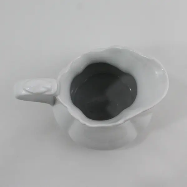 Freddi Ceramics White Porcelain Pitcher China 5"