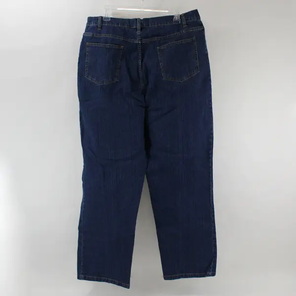 Venezia Woman 18W Blue Stretch Straight Leg High Rise Denim Jeans