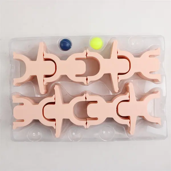 Jin Jin Zhi Xing JJ854 Lot of 2 Stacking Blocks Acrobatic Troupe Sets