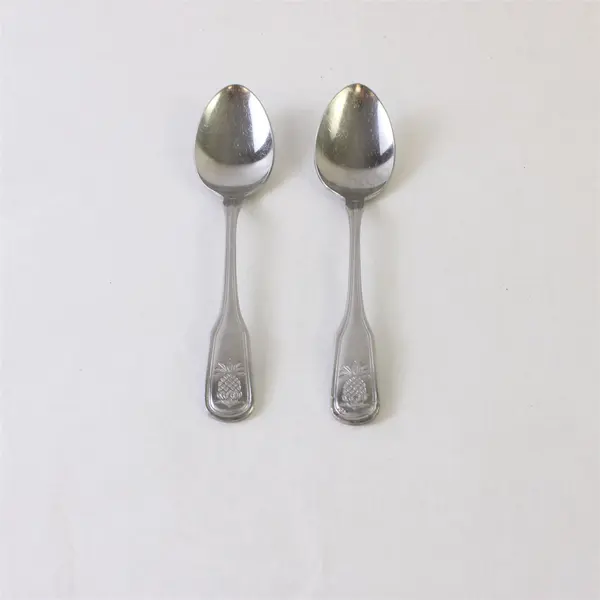Lot of 2 Reed & Barton RDS23 Stainless Steel Teaspoons Rebacraft