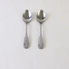 Lot of 2 Reed & Barton RDS23 Stainless Steel Teaspoons Rebacraft