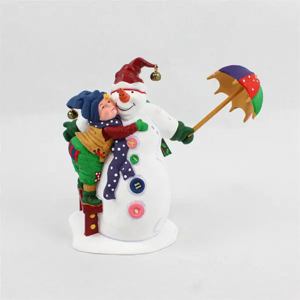 Dept 56 All Through The House Michael Makes a Snowman Holiday Figurine