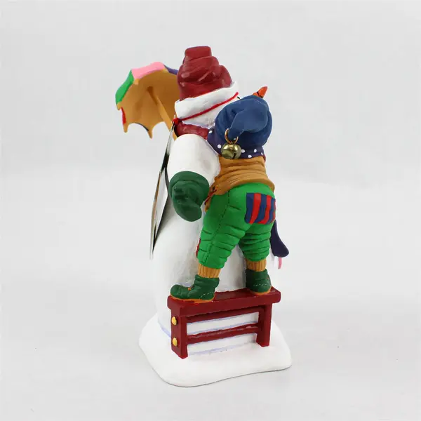 Dept 56 All Through The House Michael Makes a Snowman Holiday Figurine