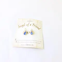 Roman Inc Angel of a Friend 2 Lapel Pins 15263 Blue Stone NWT