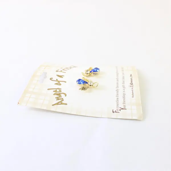 Roman Inc Angel of a Friend 2 Lapel Pins 15263 Blue Stone NWT