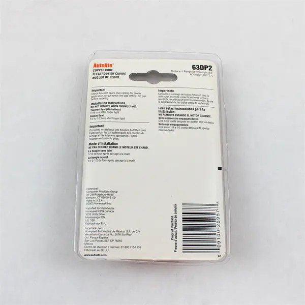 Autolite Copper Core Electrode 63DP2 Spark Plugs w/ Original Packaging
