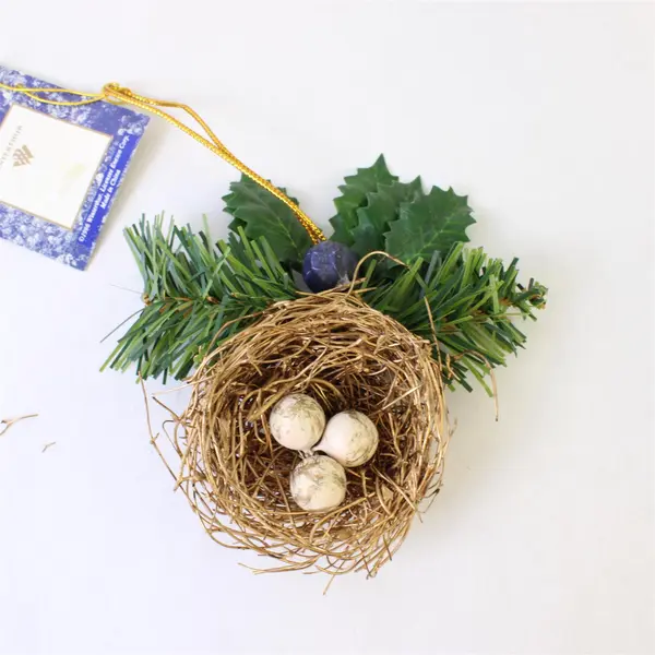 Enesco Winterthur Home Collection Nest with Eggs Bird Decor New Old Stock