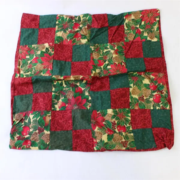 Christmas Motif Pillow Cover 33 x 18 in Seasonal Holiday Decor