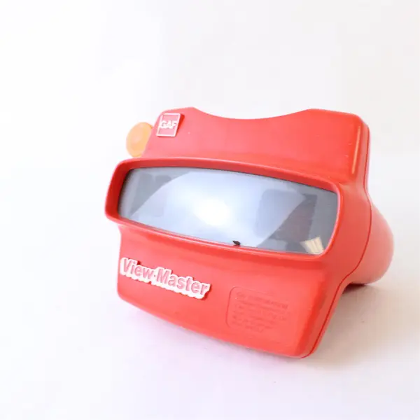 Vintage Red GAF VIEW-MASTER w/Orange Ball Lever