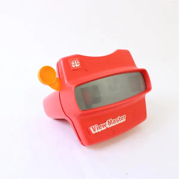 View-Master 3D Viewer Model L Red Orange Advance Lever Tyco