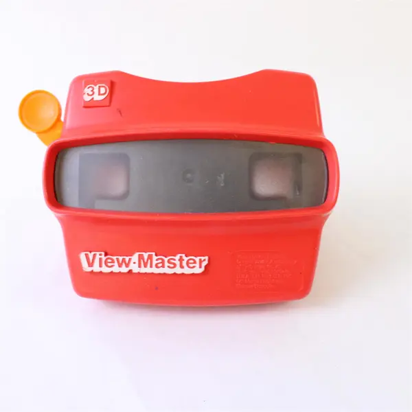 View-Master 3D Viewer Model L Red Orange Advance Lever Tyco