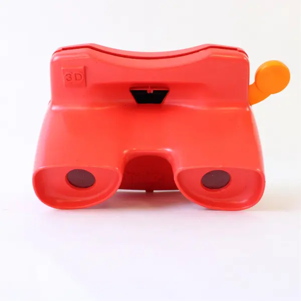 View-Master 3D Viewer Model L Red Orange Advance Lever Tyco