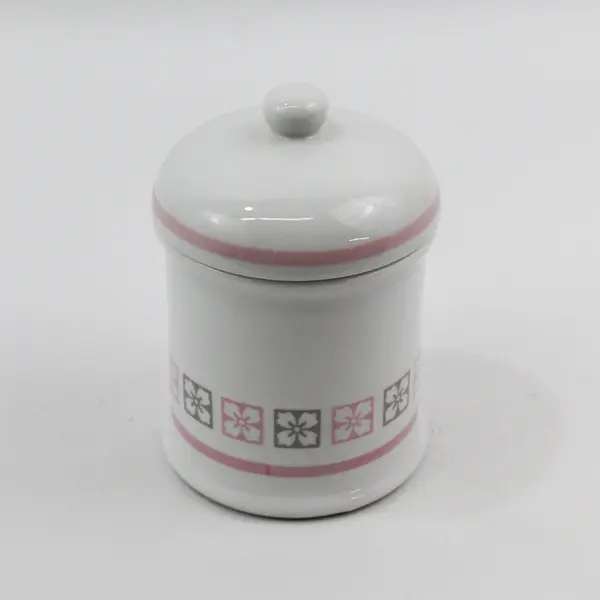 Vintage Avon White Porcelain Apothecary Jar 5.5"