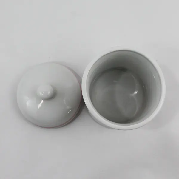 Vintage Avon White Porcelain Apothecary Jar 5.5"