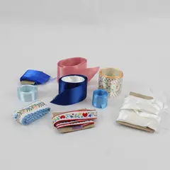 Lot of 9 Assorted Ribbon Pieces for Crafts Sewing Supplies