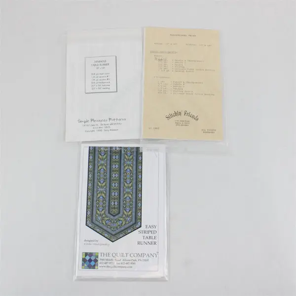 Lot 4 Table Runner Patterns Art of Quilt #117 TQC-272 SPL-105 #972