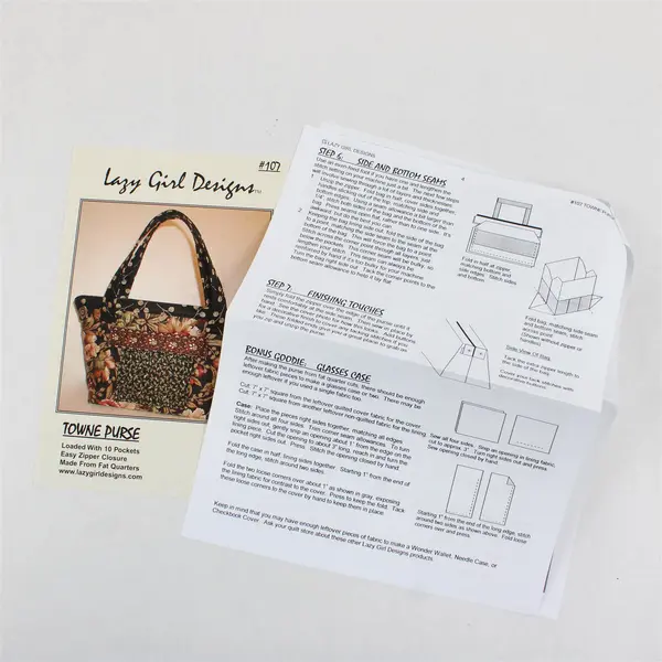 Lot of 3 Sewing Patterns Lazy Girl Designs Indygo Junction Scrap-bags