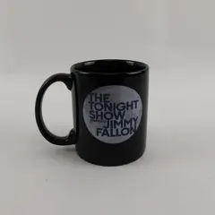 The Tonight Show Starring Jimmy Fallon Mug Black Ceramic Moon 2014 NBC