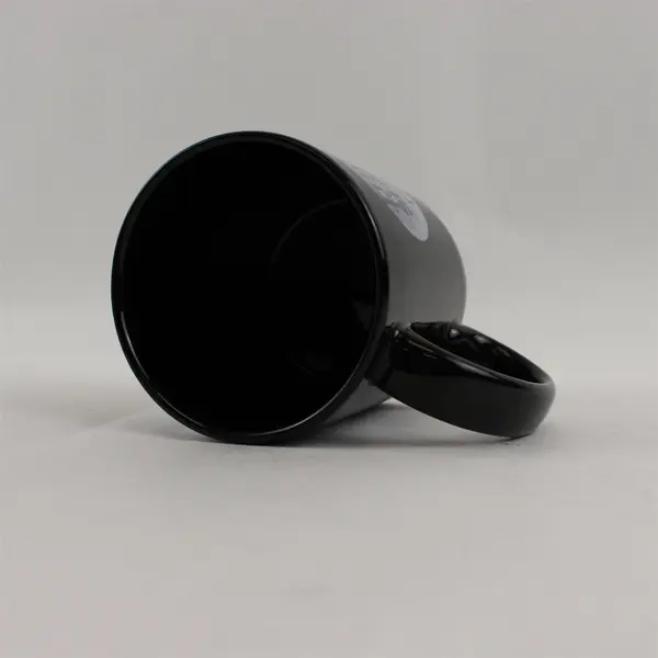 The Tonight Show Starring Jimmy Fallon Mug Black Ceramic Moon 2014 NBC