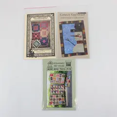 Lot of 3 Sewing Patterns Suzanne's Art House Kraftwear Amity Mini Trios