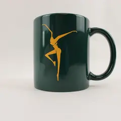 Dave Matthews Band Green Fire Dancer Logo Ceramic Coffee Mug