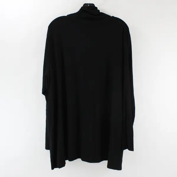 Wynne Layers Black Turtle Neck Long Sleeve T-shirt Plus Size 2X