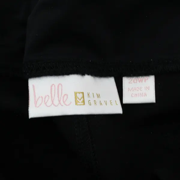 Belle by Kim Gravel Black Pants Business Casual Size 20WP