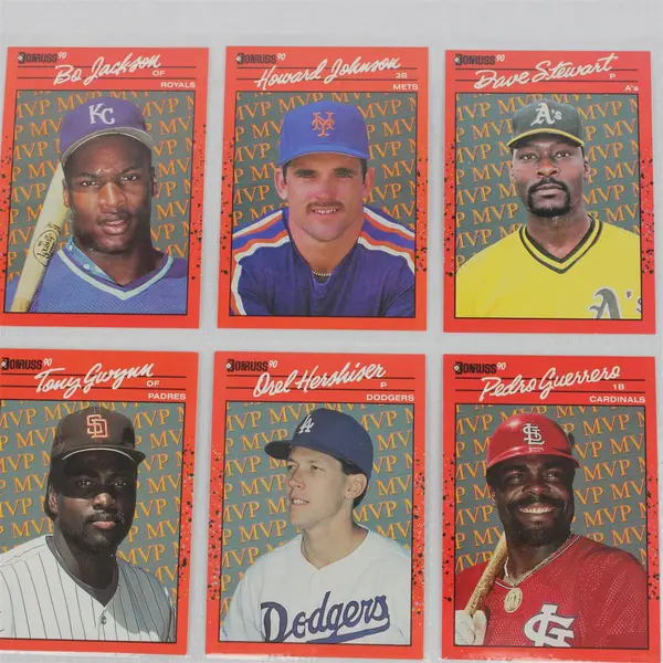 Lot of 194 1990 Donruss Baseball Cards Stars HOFers